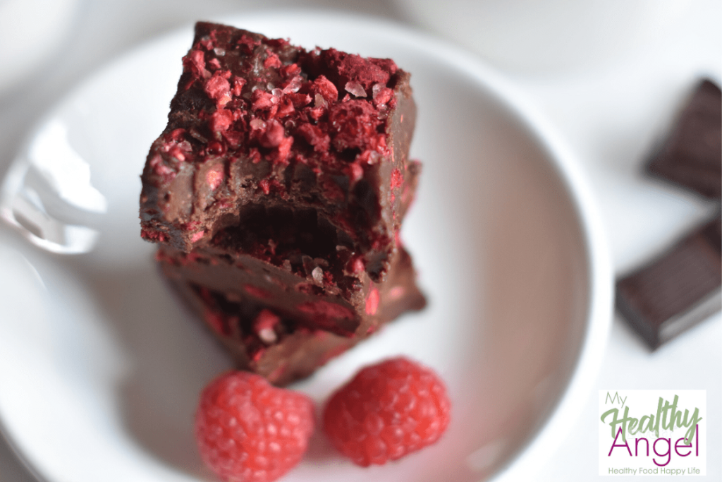 Healthy Raspberry Fudge The Best Immune-Boosting Raspberry Dark Chocolate Fudge ...